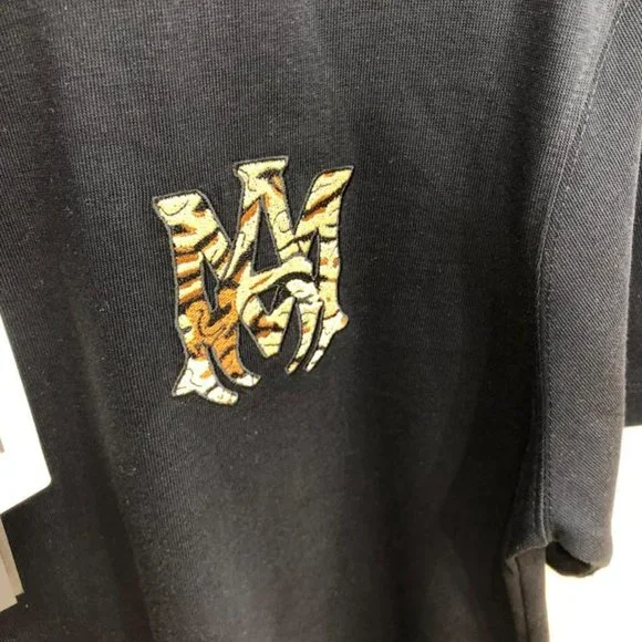 Men black short sleeve casual t-shirt - Picture 2 of 4